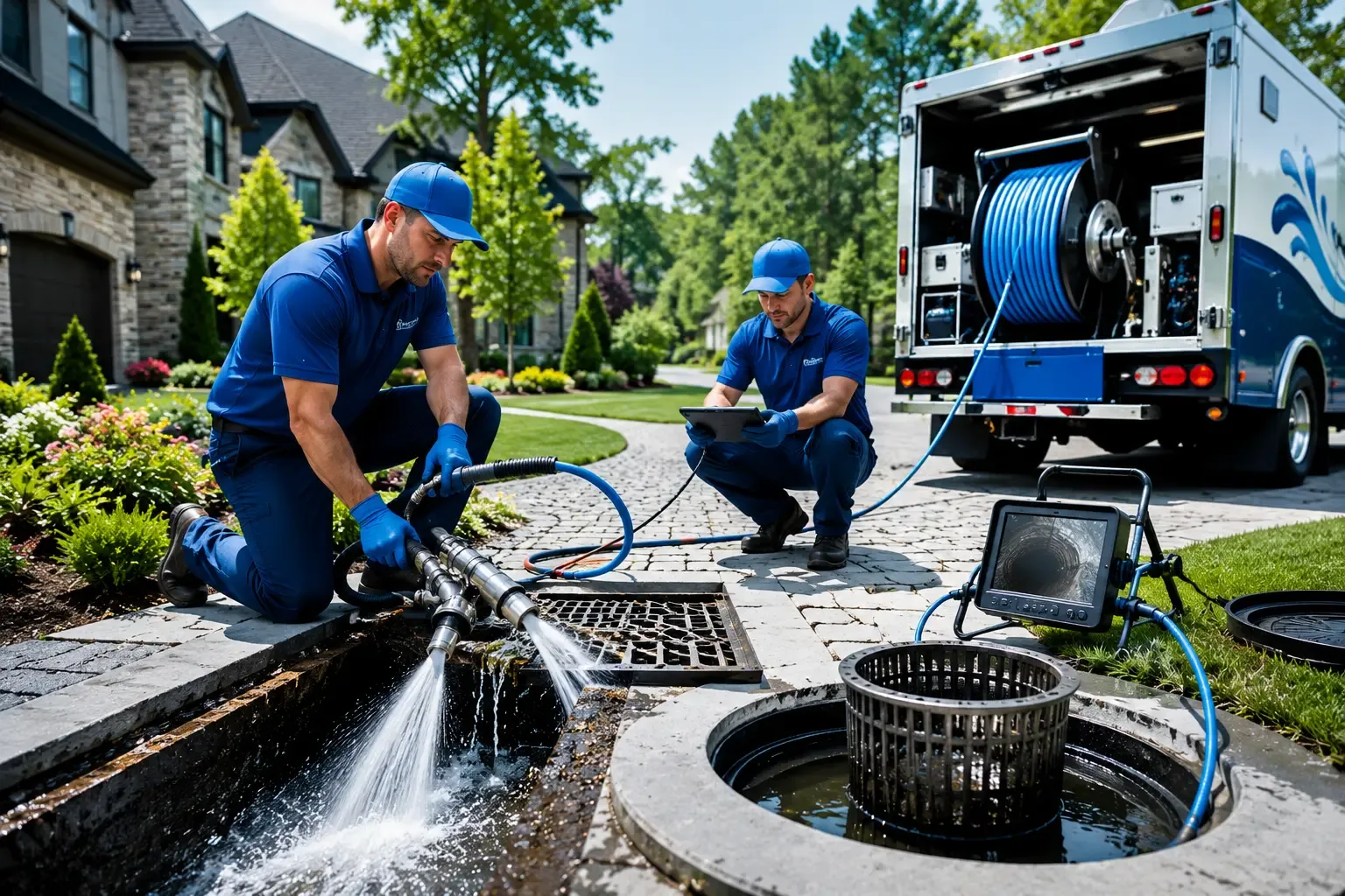 Local outdoor drain cleaning professionals in Hinton, OK